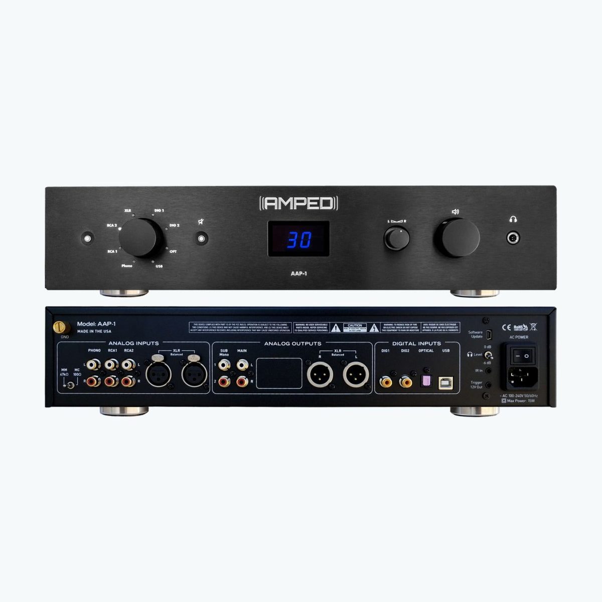 AMPED AMERICA AAP-1 PREAMPLIFIER | The Audio Legacy