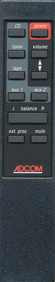 ADCOM GFP-750 Remote Control